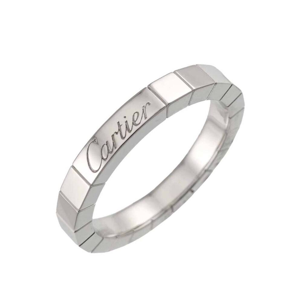 Cartier Laniere Ring #55, 18K White Gold (750)